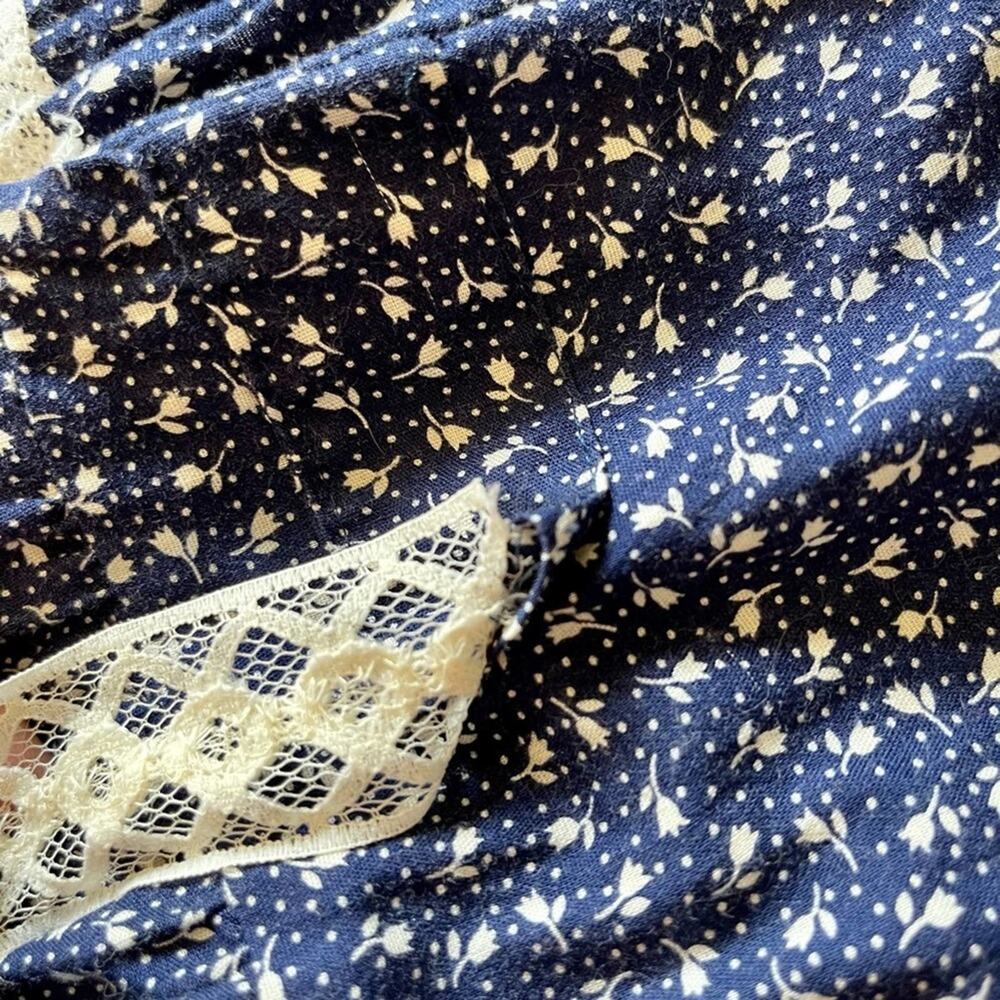 70s Vintage Gunne Sax Prairie Midi Dress - Picture 8 of 10